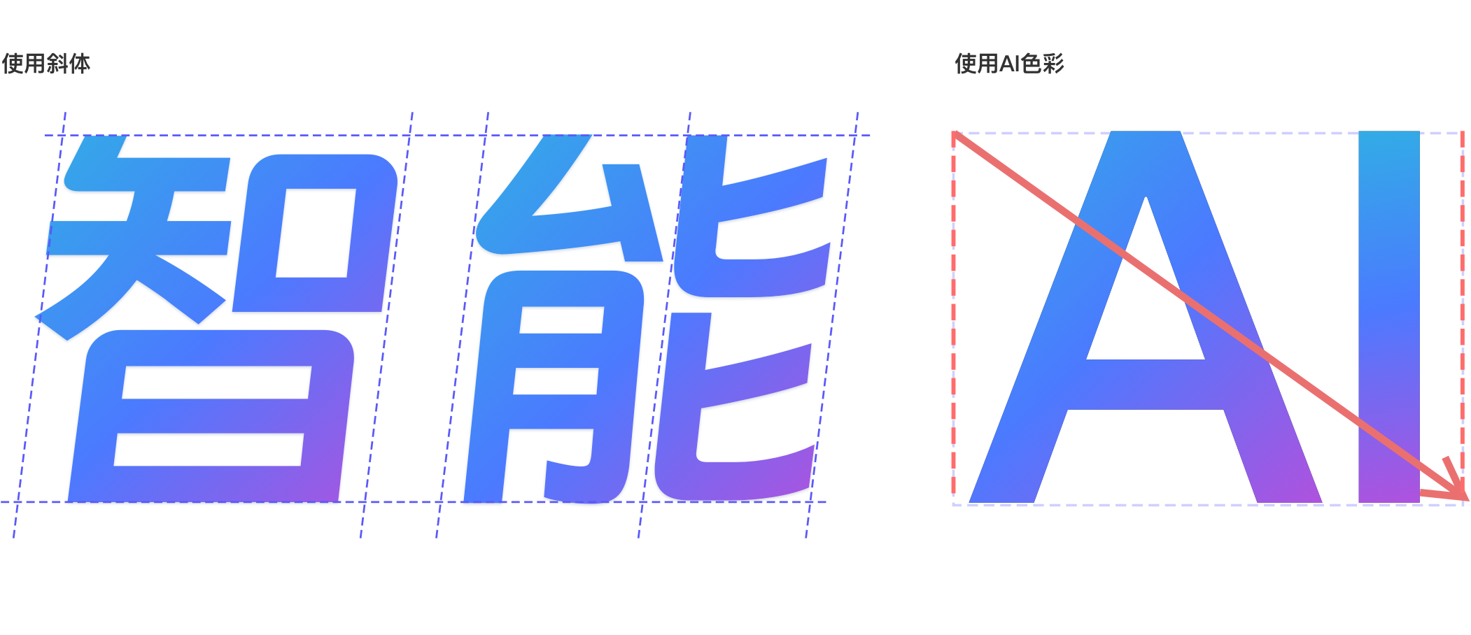 AI 字体示意